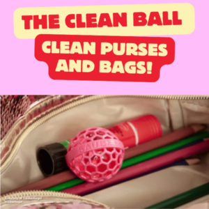 The Clean Ball - The clever way of cleaning purses, bags, backpacks and school bags