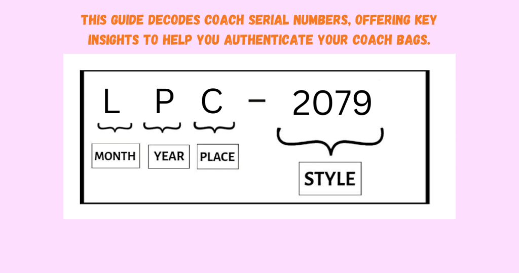 cracking the Coach serial number codes