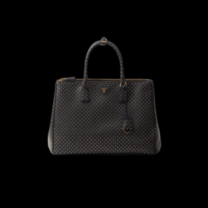 EXTRA-LARGE PRADA GALLERIA STUDDED LEATHER BAG