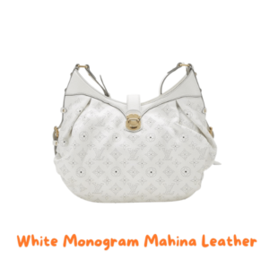 Louis Vuitton Pre-Loved White Monogram Mahina Leather XS, White