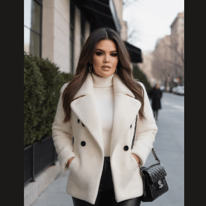 Khloe Kardashian with Chanel classic flap bag