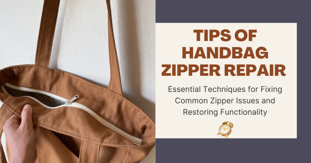 How to Fix a Handbag Zipper A Comprehensive Guide