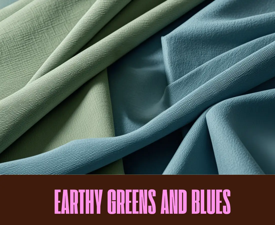 Earthy Greens and Blues