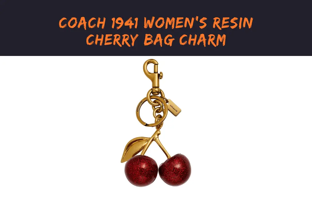 Coach 1941 Women's Resin Cherry Bag Charm