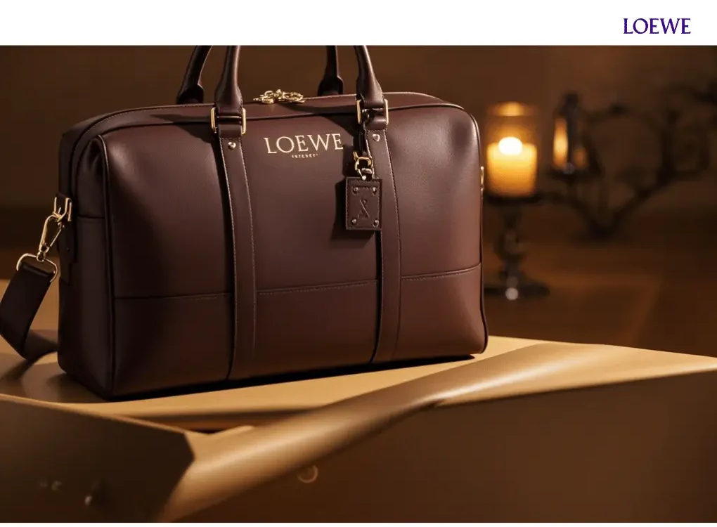 A Loewe bag epitomizing the brand's commitment to exquisite craftsmanship and contemporary elegance