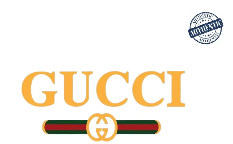 Gucci logo featuring bold, elegant typography and iconic double G design.