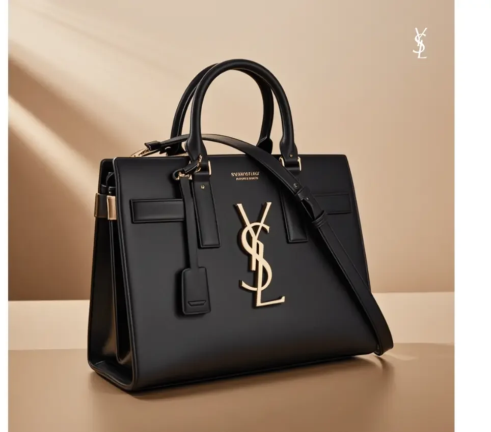 Yves Saint Laurent handbag showcasing luxurious design and refined craftsmanship.