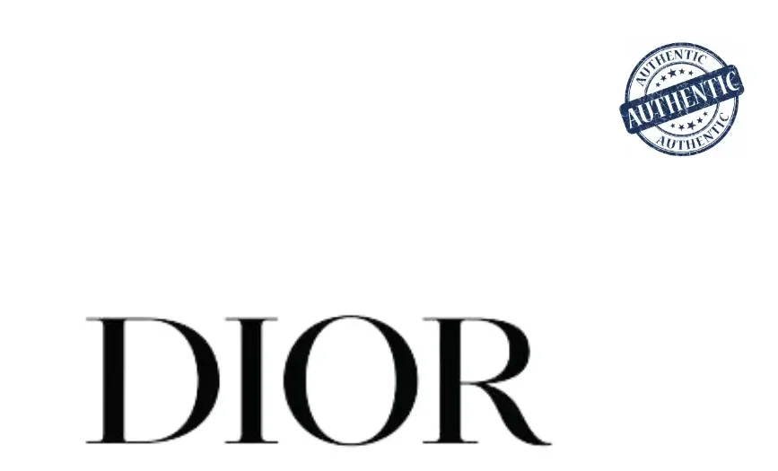 The iconic Dior logo, a symbol of refined luxury and fashion excellence.