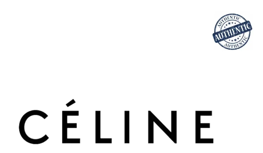 The signature Celine logo – a mark of French sophistication and contemporary design