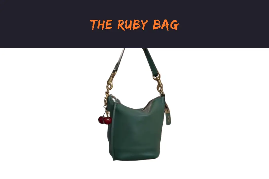 The Ruby Bag with Coach Cherry Charm