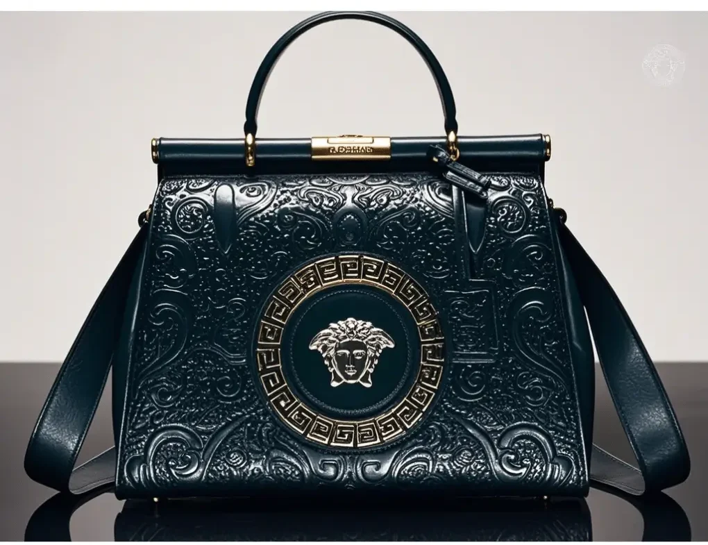 Versace bag with bold design and premium materials