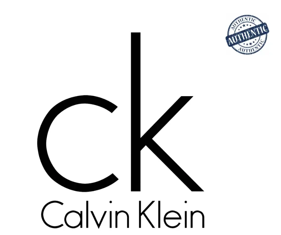 Calvin Klein logo with minimalist design and classic elegance.