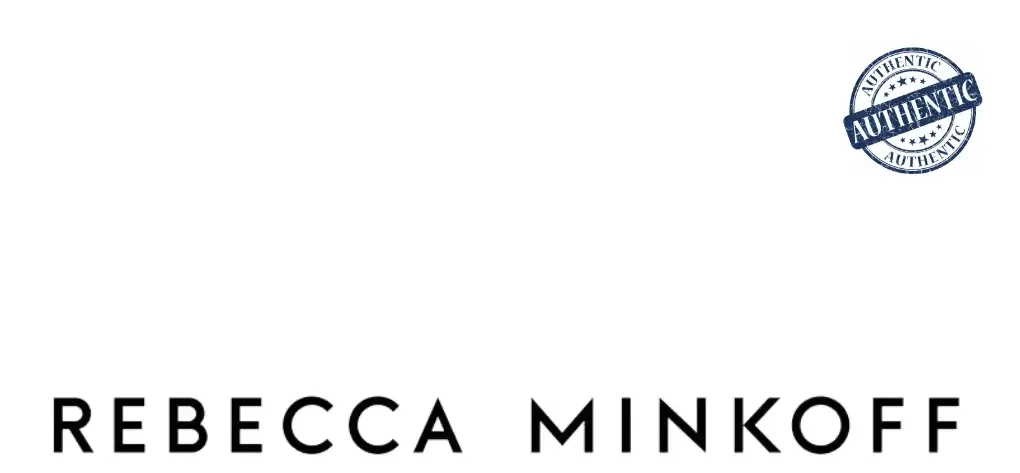 Rebecca Minkoff logo with clean, modern style.