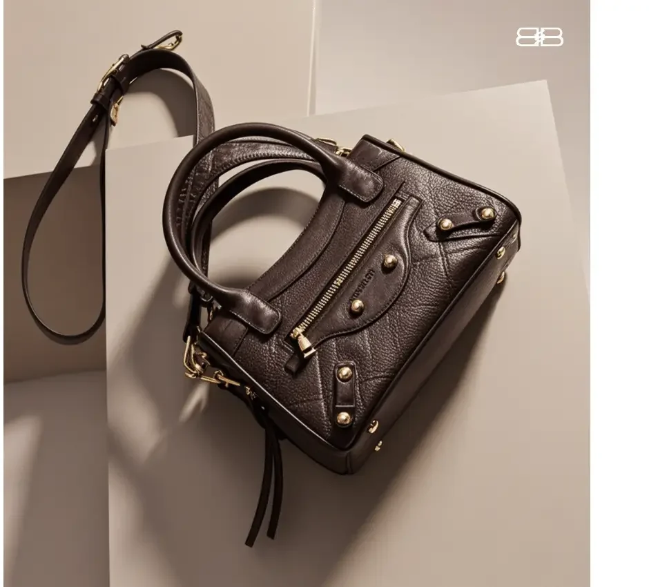 A Balenciaga bag that makes a statement.