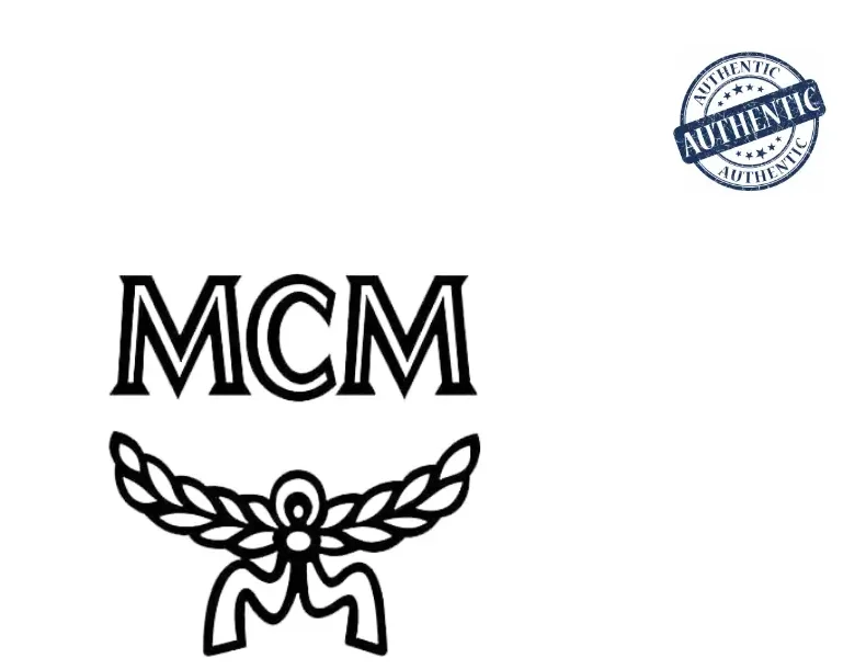 The MCM logo, a symbol of luxury.