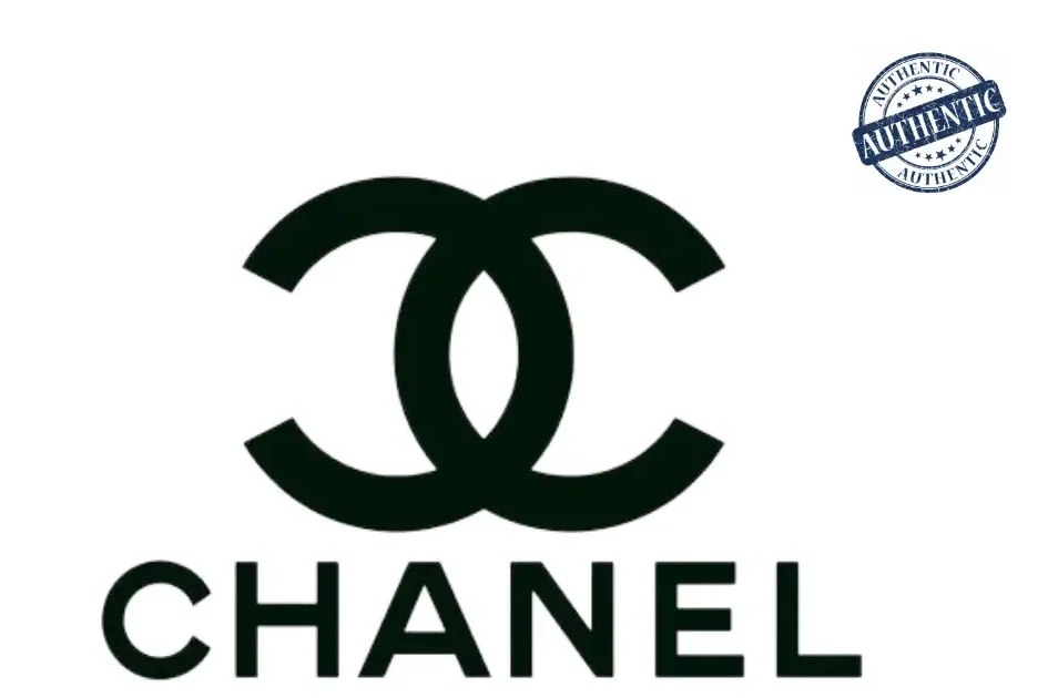 Chanel logo featuring the iconic interlocking double C design