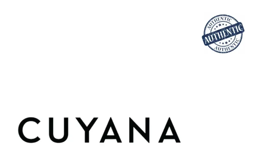 Cuyana logo with clean, minimalist style reflecting sophistication