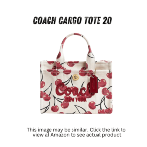 Coach Cargo Tote 20 – Cherry Print Edition