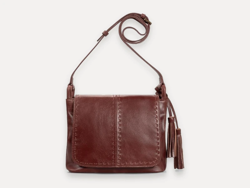 befen vintage leather crossbody purse with multi pockets, similar to Tignanello handbags