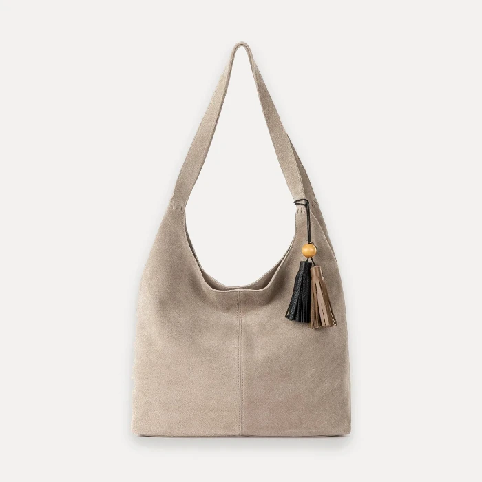 The Sak Huntley tan leather hobo bag