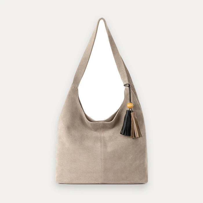 The Sak Huntley tan leather hobo bag
