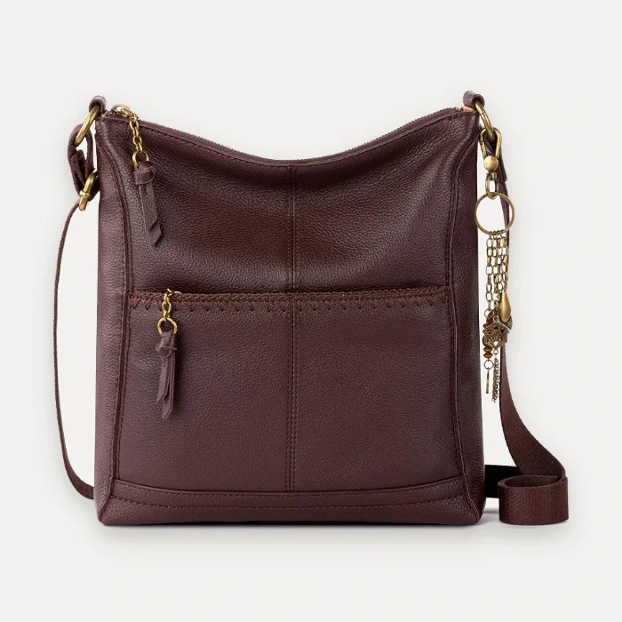 The Sak Lucia Brown Leather Crossbody