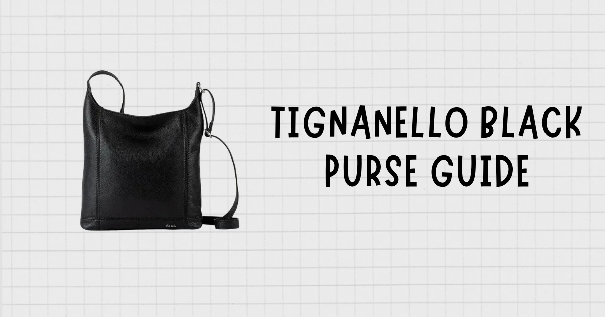 Tignanello Black Purse