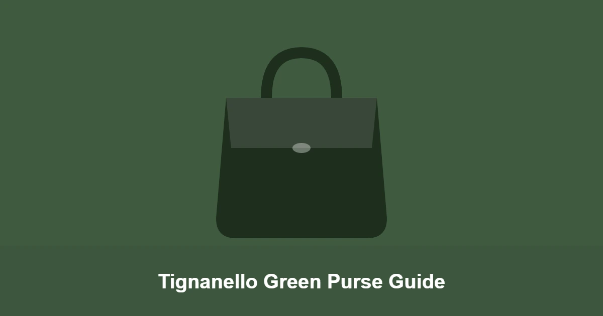 Tignanello Green Purse Guide guide thumbnail