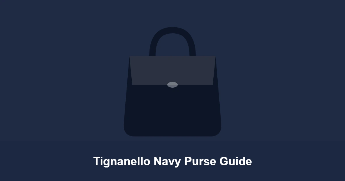 Tignanello Navy Purse Guide guide thumbnail