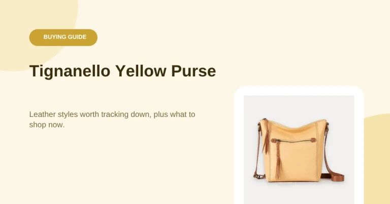 Tignanello Yellow Purse Guide thumbnail