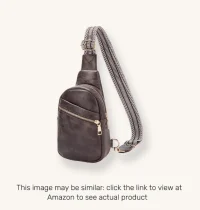 Viverte Small Leather Sling Bag for Women